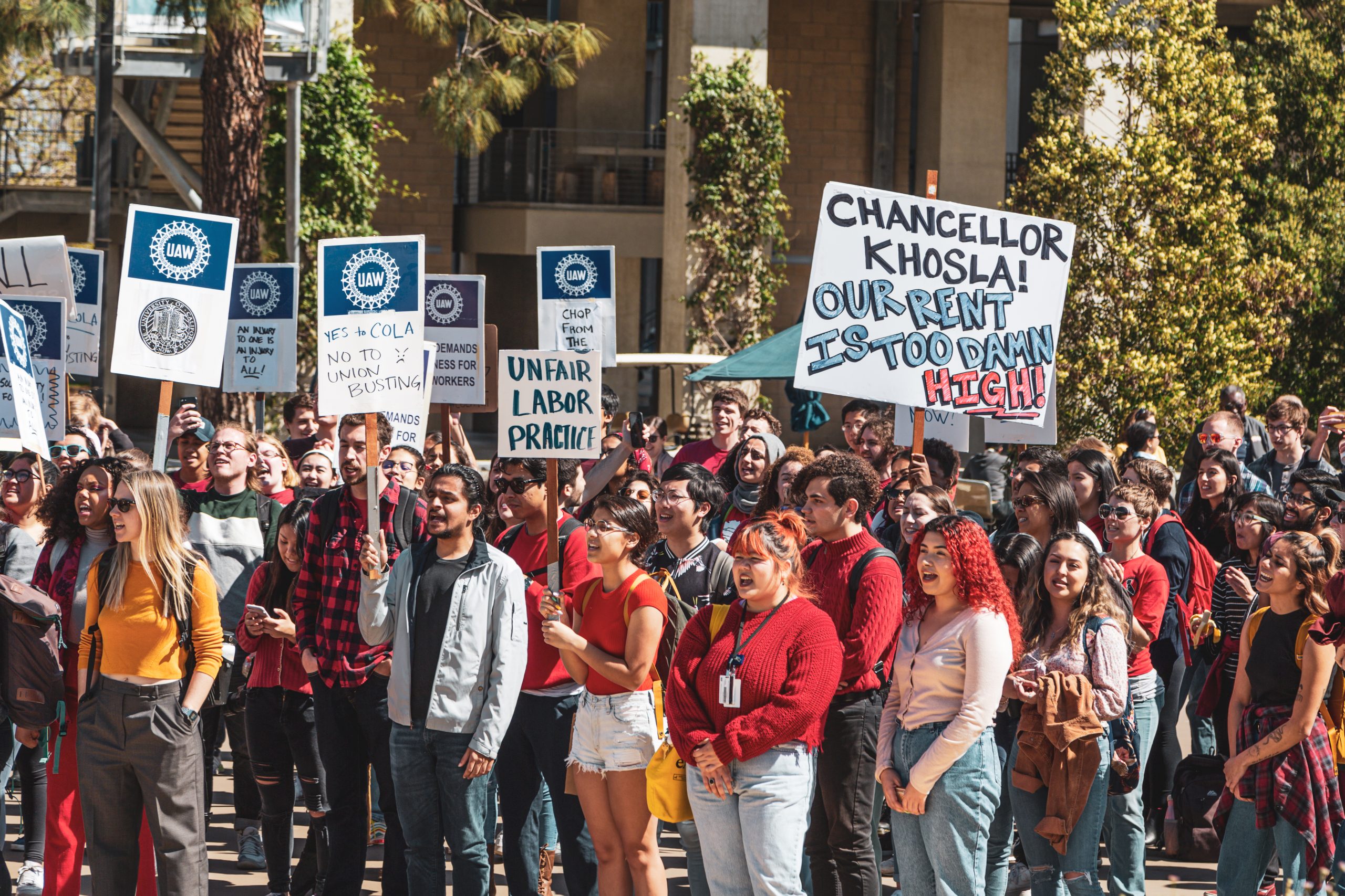 Students Rally In Support of Fired UC Santa Cruz TAs The Triton